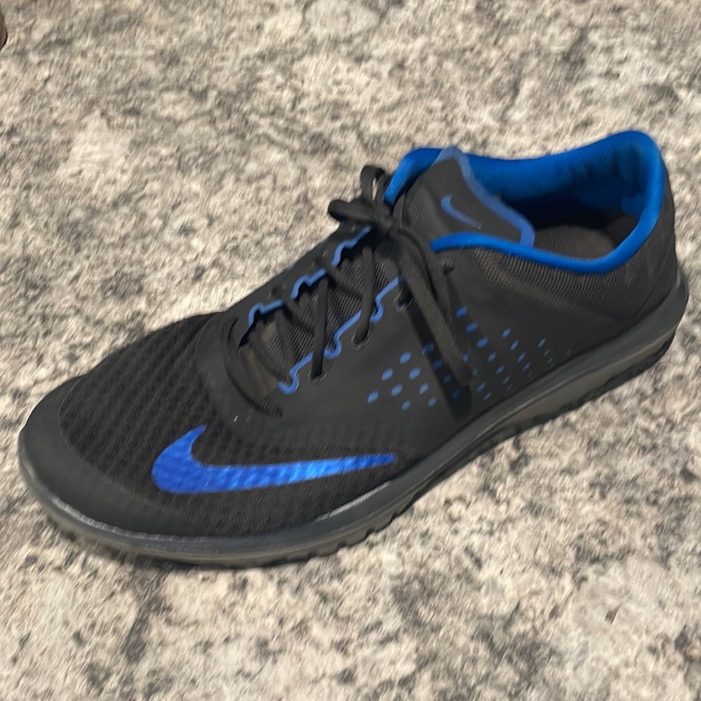 Nike Mens FS Lite Run 2 704914-003 Blue Silver Shoes